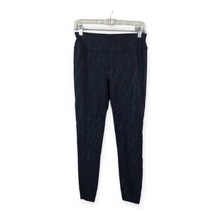 Sweaty Betty Women's All Day Full Length Leggings Size Medium Blue Embossed Yoga